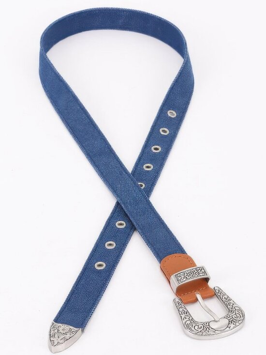 Denim Multi Metal Buckle